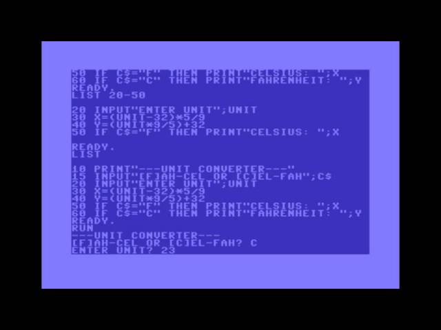 Commodore 64 programming tutorial
