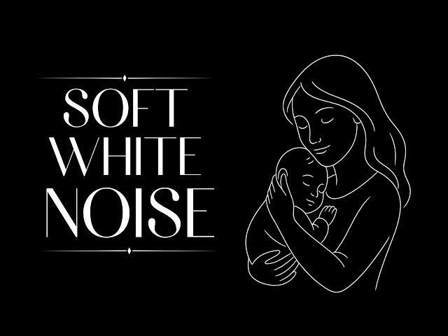 18 Hours of Soft White Noise | Black Screen for Sleep | Deep Relaxation 🤍🖤