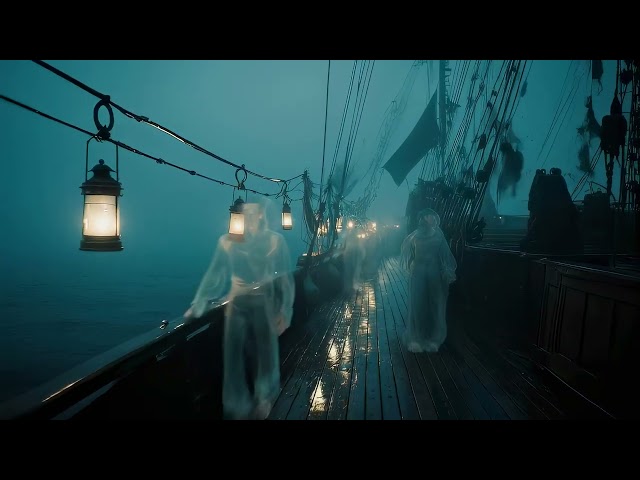 Rain Lantern Promenade Halloween VJ Loop | Ghost Visuals for DJ Sets and LED Walls