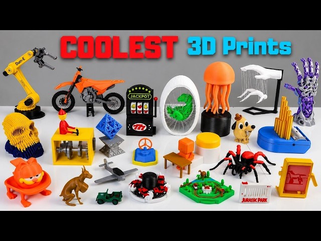50 COOLEST Things to 3D Print - BEST OF 2025