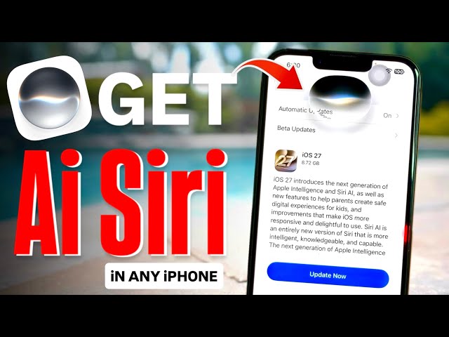 iOS 27 - How to GET Ai Siri in ANY iPHONE (100% Working)