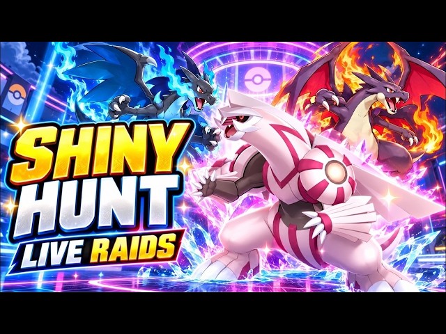 Palkia, Mega Charizard X & Y raids Shiny Hunt #pokemongo #pokemon #dialga #megadragonite