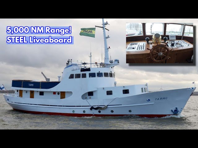 €449,000 Former EXPEDITION Ship Turned Explorer Yacht! | M/Y 'Tarmo'