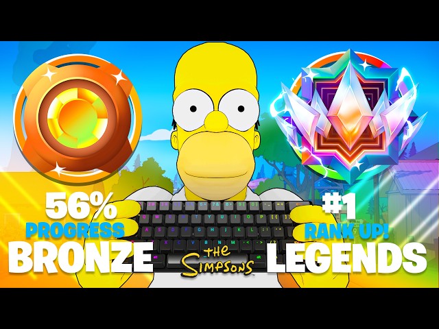 من البرونزية إلى أسطورة Unreal Solo Reload Ranked Speedrun (Fortnite Simpsons)