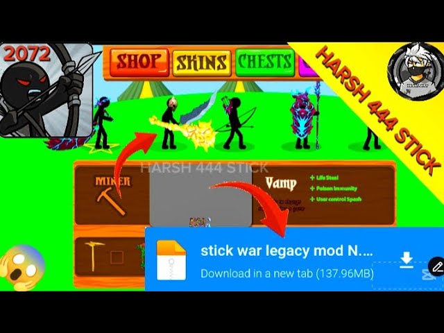 🔥 Stick War Legacy Zombie Mod Download – Full Tutorial 🧟‍♂️⚔️