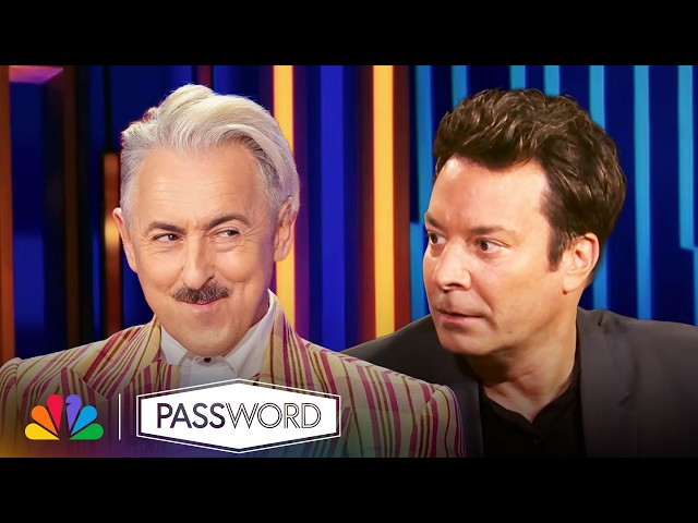 Alan Cumming and Jimmy Fallon Have a WICKED Good Time | Password | NBC