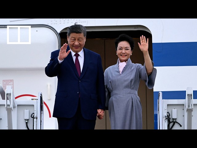 FULL EVENT: Chinese President Xi Jinping arrives in the US