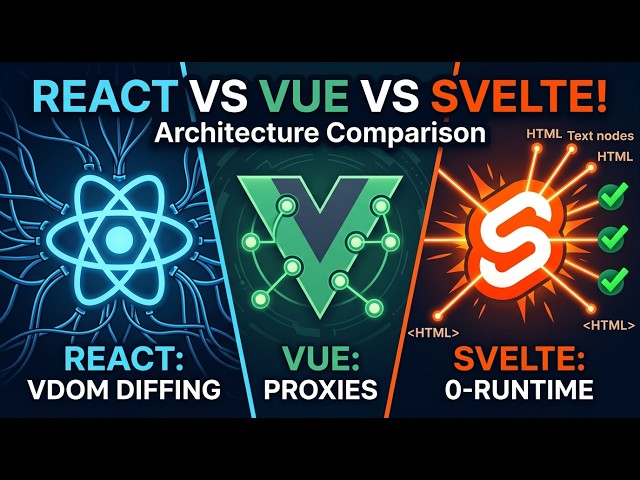 React vs Vue vs Svelte: What Actually Happens Under the Hood | DevLoop