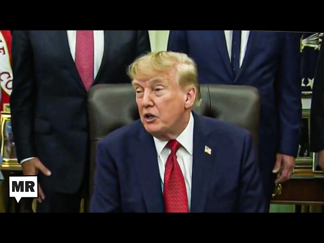 Trump Bans CNN In Fever Dream Oval Office Event