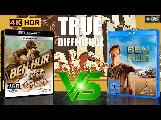 HDR vs SDR | Dolby Vision & Atmos Analysis  |  Ben-Hur 1959  4K BD REVIEW