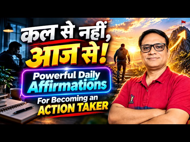 Train Your Mind to TAKE ACTION 🔥अपने Mind को Action Mode में डालिए  🔥 Powerful ACTION Affirmations