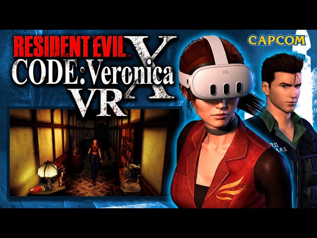 Resident Evil Code: Veronica X VR + HD Textures Performance / New VR Mod with 6DOF Motion Controls