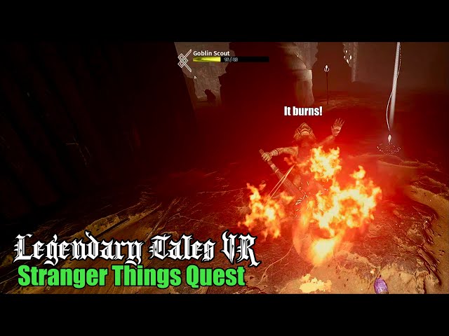 Stranger Things Quest in Legendary Tales on PSVR2