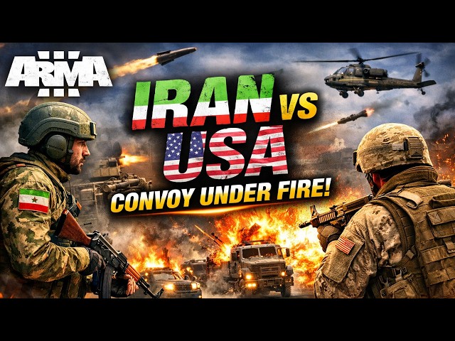 Arma 3 – Iran vs America Convoy Attack | Intense Tactical Battle Gameplay