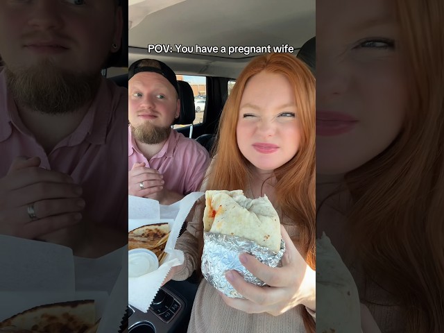 Her pregnancy cravings determine what I eat too 😂🤰@RegalNoise #hannahandregal #couple #pregnant