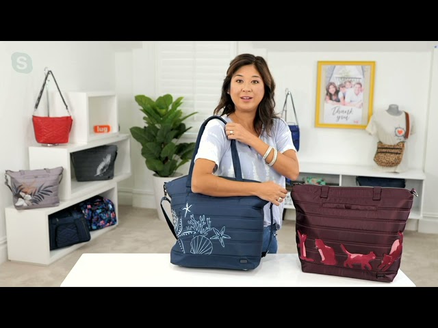 Lug Medium Embroidered Everyday Tote - Apollo on QVC