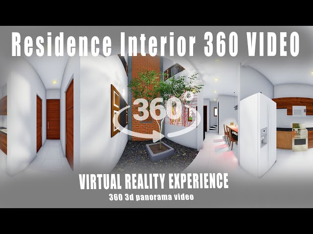 Residence interior/360 VR  Interior / 3d Interior Design / 4K animation