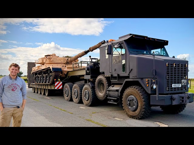 AMERICA'S ULTIMATE TANK TRANSPORTER! THE OSHKOSH M1070