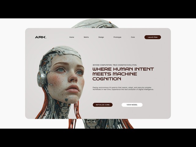 Building the ARK UI: HTML and CSS Walkthrough | HTML & CSS Tutorial for Begginers