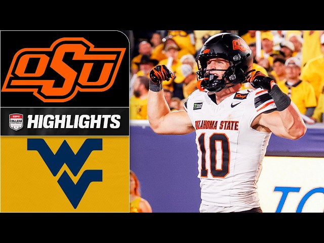 Oklahoma State Cowboys vs. West Virginia Mountaineers | Full Game Highlights | ESPN College Football