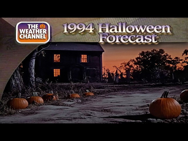 '94 HALLOWEEN WEATHER CHANNEL VAPORWAVE // Spooky Vaporwave with VHS Visuals