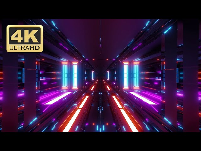 Motion Background Loop 4K - Abstract Tunnel Vj Loop Part 2 - Background Video Effects HD