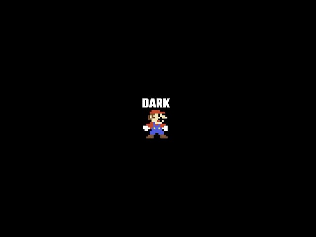 Super Mario, but the whole map is dark! #supermario #nintendo #shorts