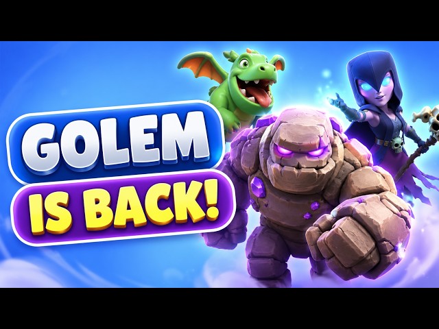 GOLEM IS DOMINATING RANKED AGAIN | Clash Royale Ranked