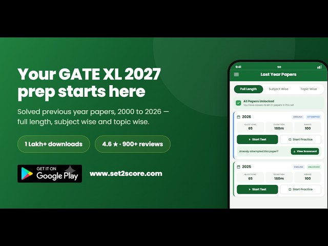 GATE Life Science Previous Year Solved Papers (2010-2026)#gate #gate2027 #exam #lifescience #pyq