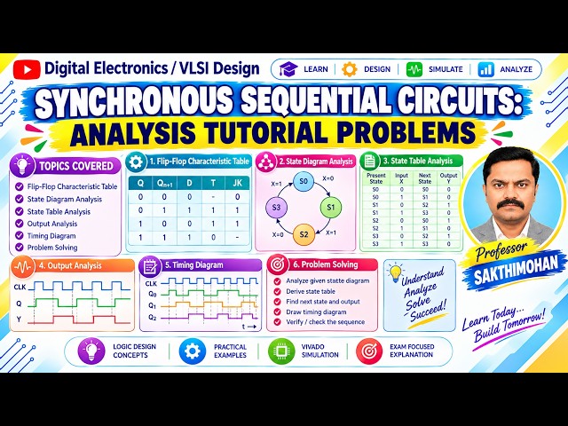 Synchronous Sequential Circuits: Analysis Tutorial Problems