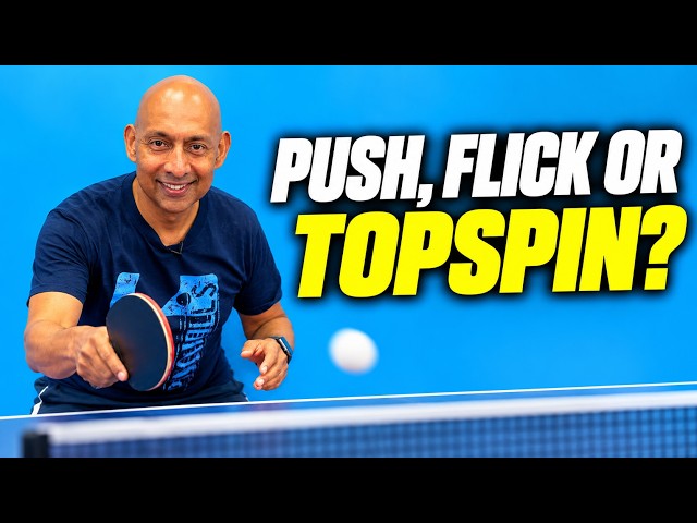 Push, Flick or Topspin? How to Choose Your Return of Serve