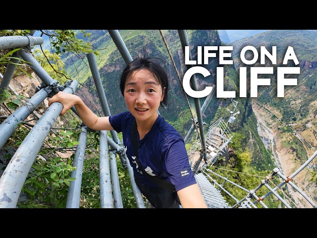 Climbing China's MOST Dangerous Cliff Village 🇨🇳