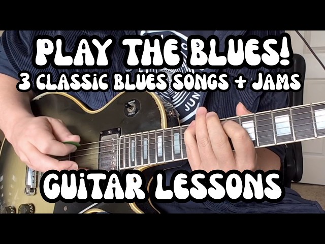 BLUES GUITAR LESSONS Messin' With The Kid, Hey Bartender, Chicken Shack, Exercises, Scales, Jams