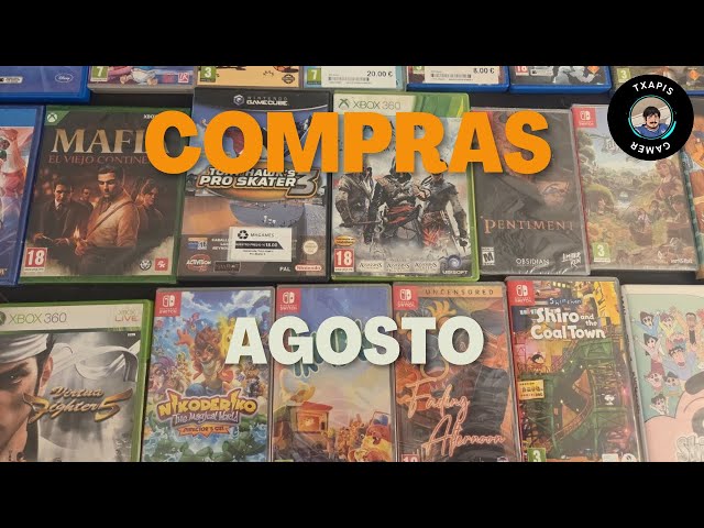 COMPRAS AGOSTO 2025 | Mafia, Pentiment, Fadding Afternoon, Nikoderiko y más joyas