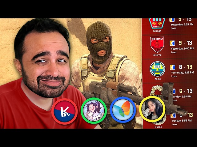 It's going really bad (Squeex plays CS2 with fuslie, rae, chiblee, and hjune)