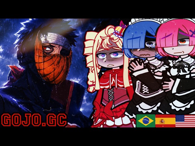 Subaru as Obito Uchiha | Re:zero React Tik Toks/Gacha React 🇧🇷/🇺🇸/🇪🇸