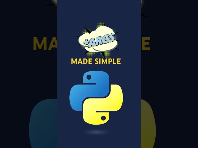 Pythons *args #python #pythonprogramming #coding #tutorial