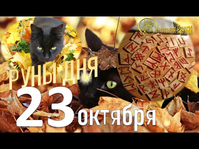 RUNE OF THE DAY / Recommendations from Natalia Runnaya for October 2026
