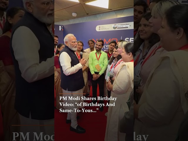 PM Modi Shares Birthday Video “Of Birthdays And Same To Yous' | N18G