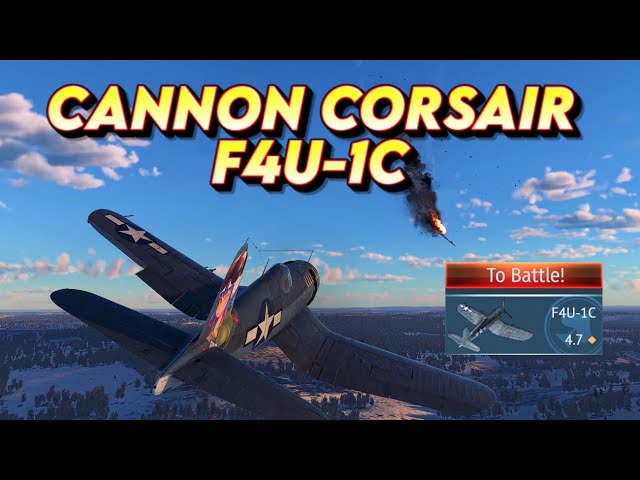 F4U-1C 'Cannon Corsair' - Full Gameplay and Review - War Thunder Air RB