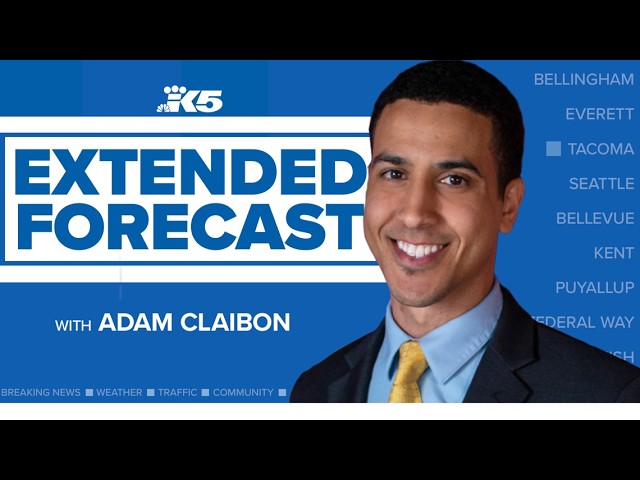 Rain showers, then partly sunny | KING 5 Weather Extended Forecast