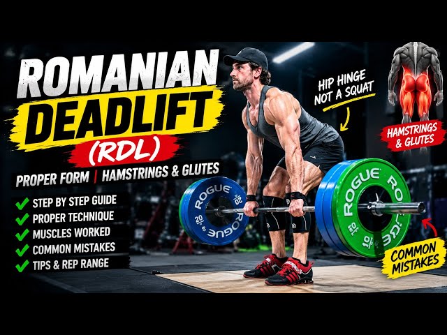 How to Do Romanian Deadlifts for Bigger Hamstrings & Glutes