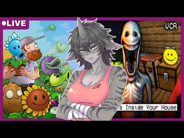 🔴 BORA DE REACT E DEPOIS PLANTS VS ZOMBIES 🧟‍♀️ - [vtuber br/pngtuber br]