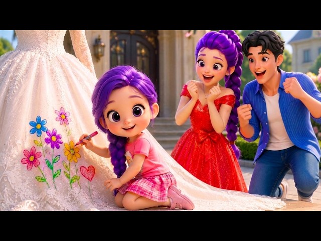 😱🎨 Rumi’s Dream of Painting Turns Into the Biggest Family Surprise!✨🎀