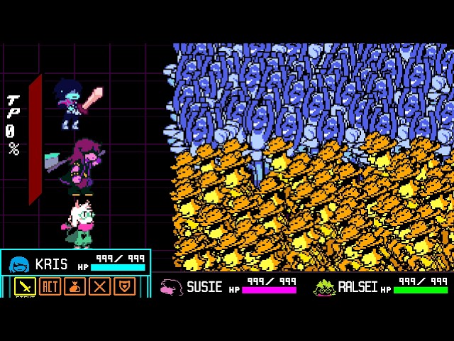 DELTARUNE - VS. 100 YELLOW & BLUES (Chapter 5)