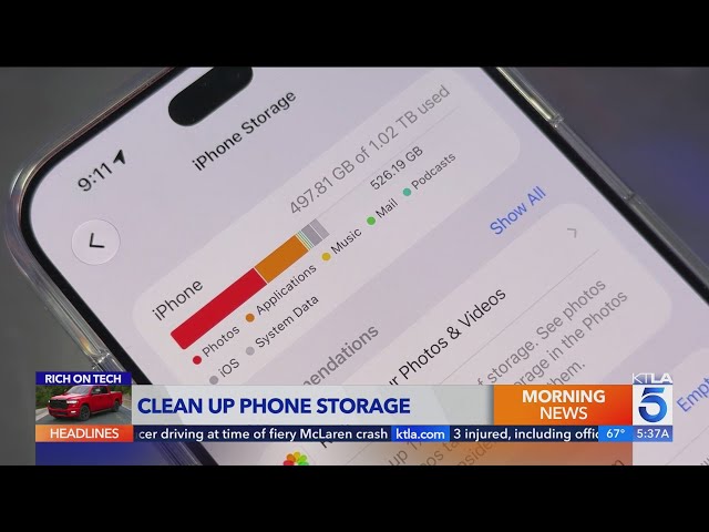 Free up storage on your phone fast - Rich On Tech