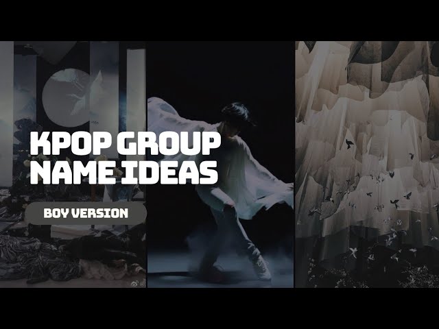 [KPOP] BOY GROUP NAME IDEAS + FANDOM NAMES| Pt.2