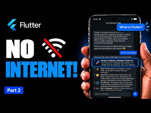 I Built a Flutter Local LLM Chat (Offline Gemma) | Part 2