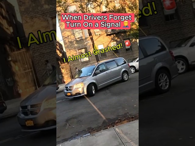 No Signal, Just a Random Left Turn! 🚗💨 #bronx #nyc