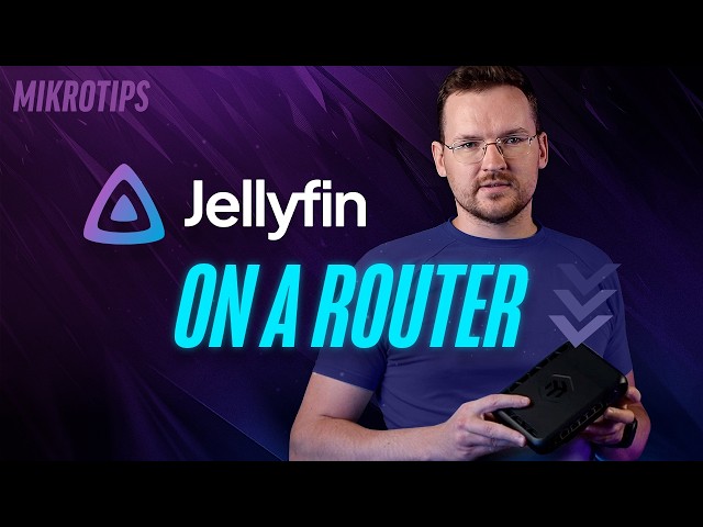 Turn your hAP into a media server with Jellyfin and other apps!